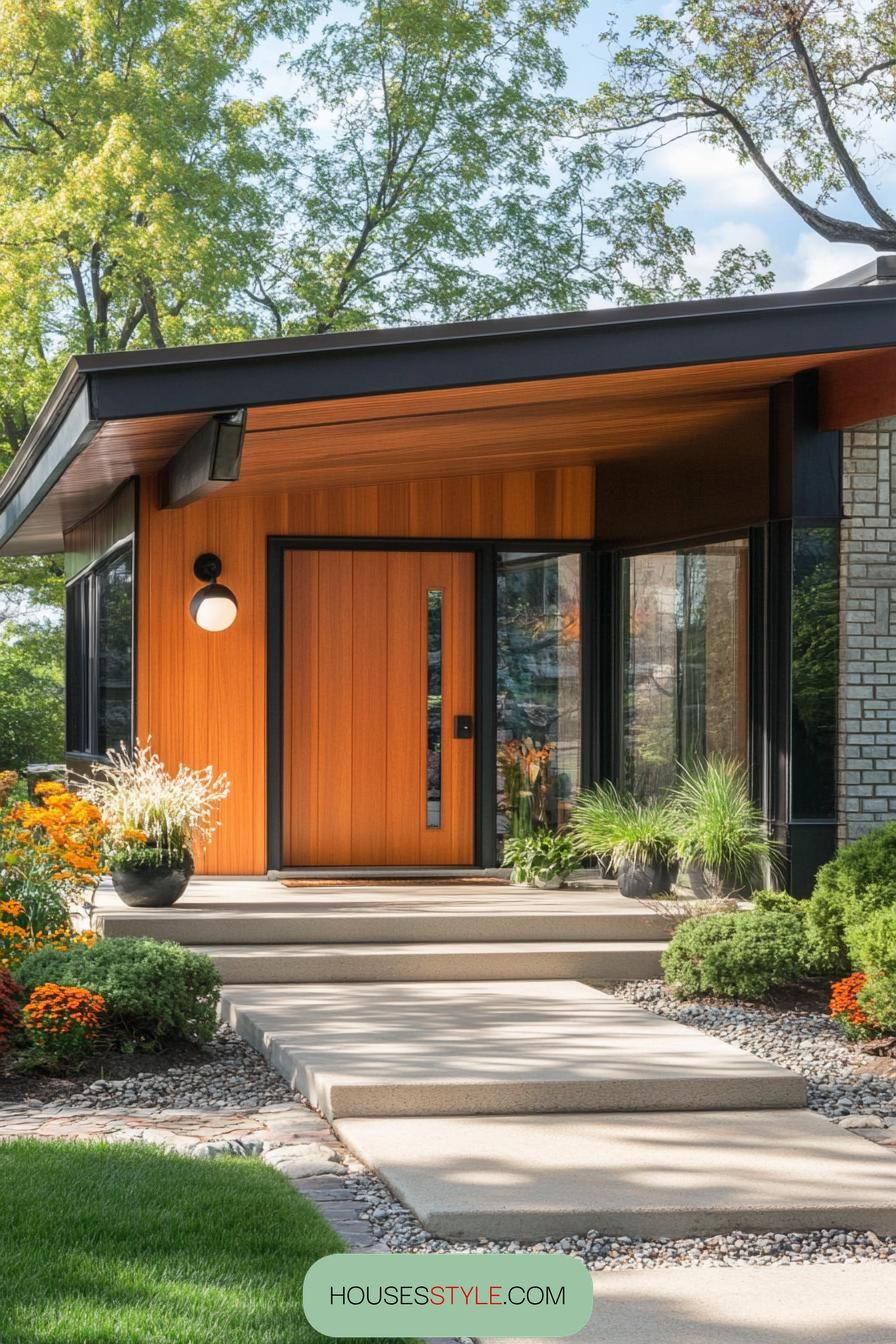 Natural Wood Accents for Porch or Siding