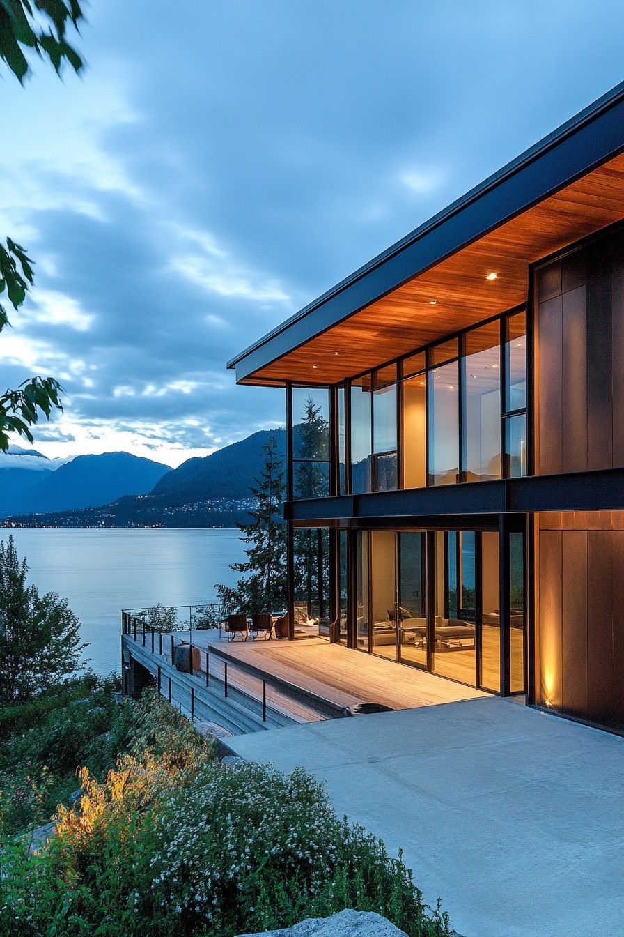 Steel and Wood Facade Style - photo 4