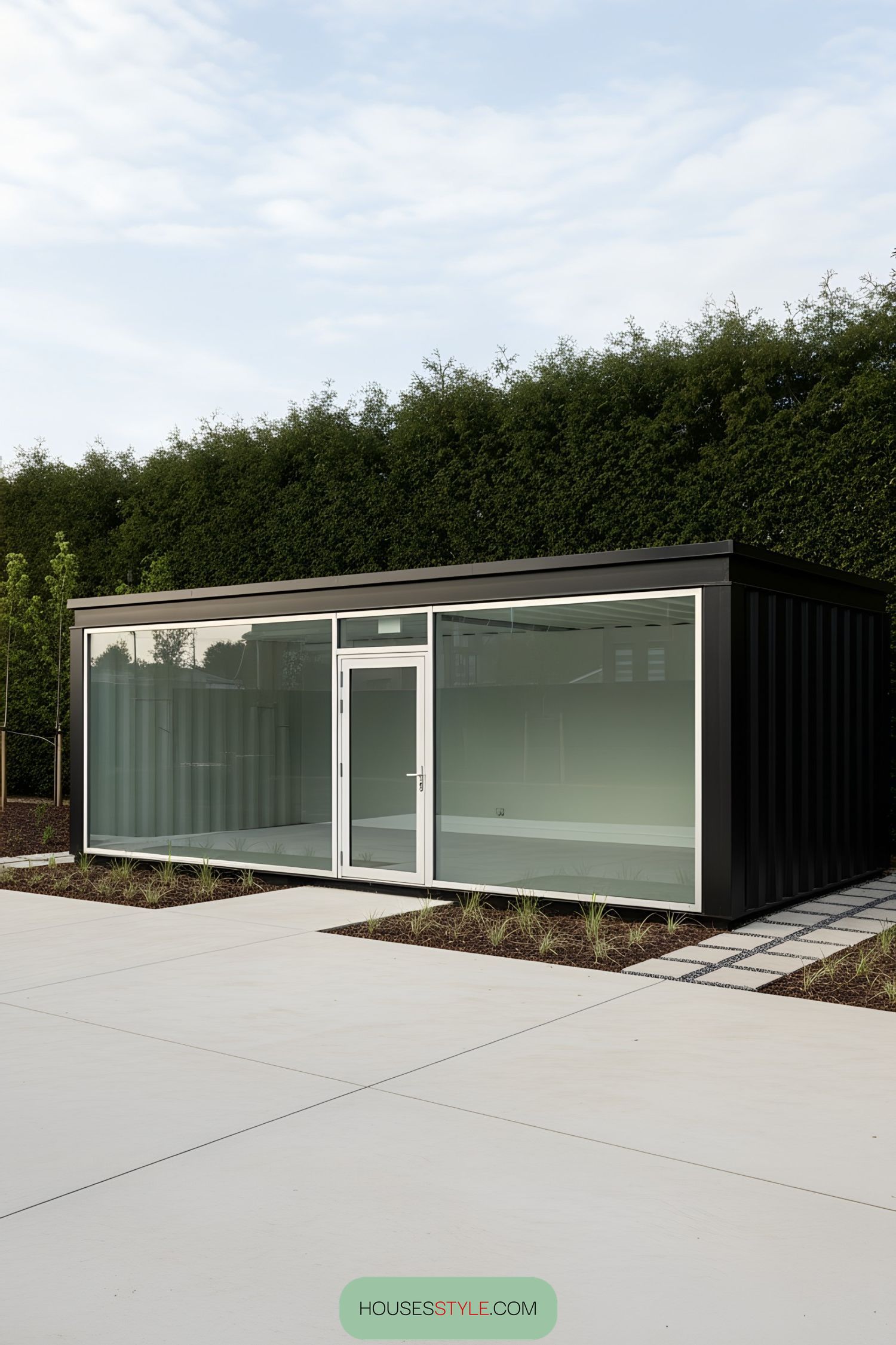 Industrial Container Design Meets Natural Landscape