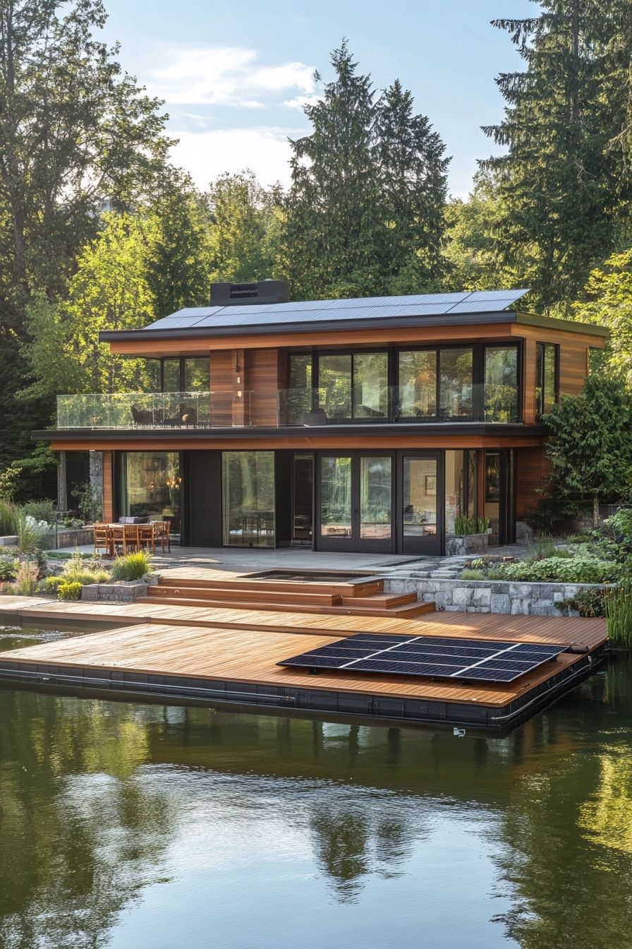 Solar-powered Floating Dock Ideas - photo 2