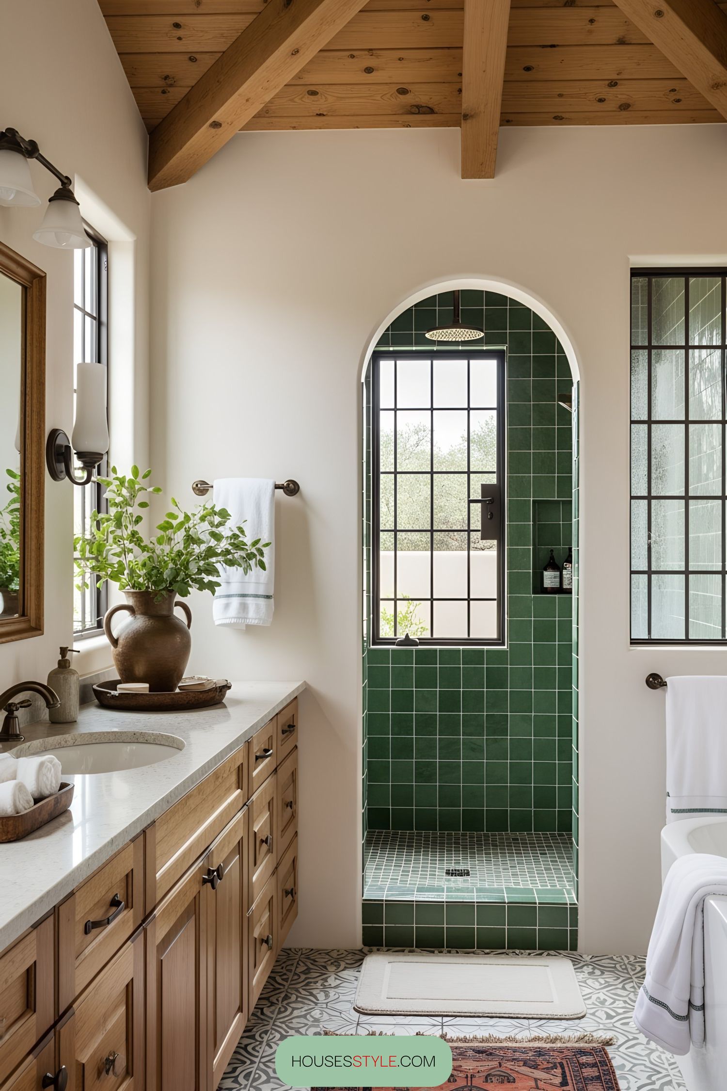9) Spanish Spa Retreat Surrounded by Greenery
