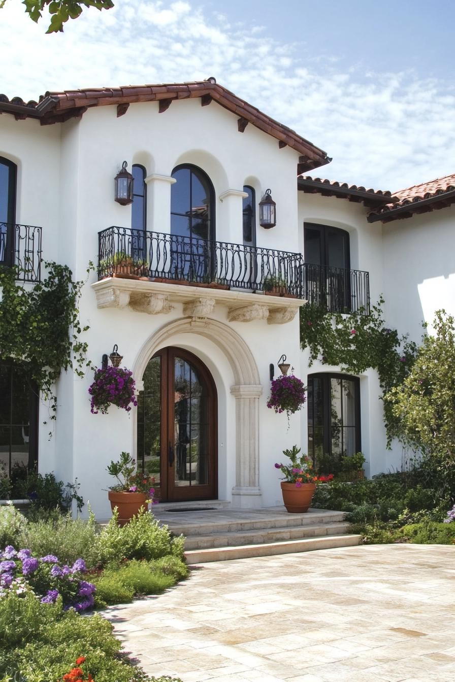 A Hacienda Wrapped in Ivy-Covered Balconies