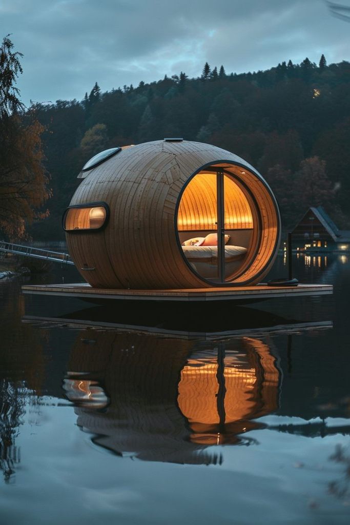 Renewable-Powered Floating Eco Pod