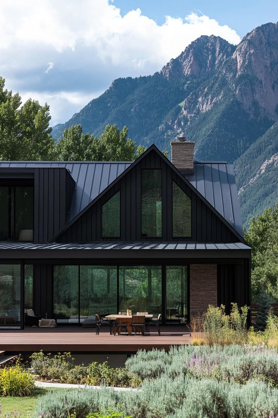 Home With a Bold Geometric Facade