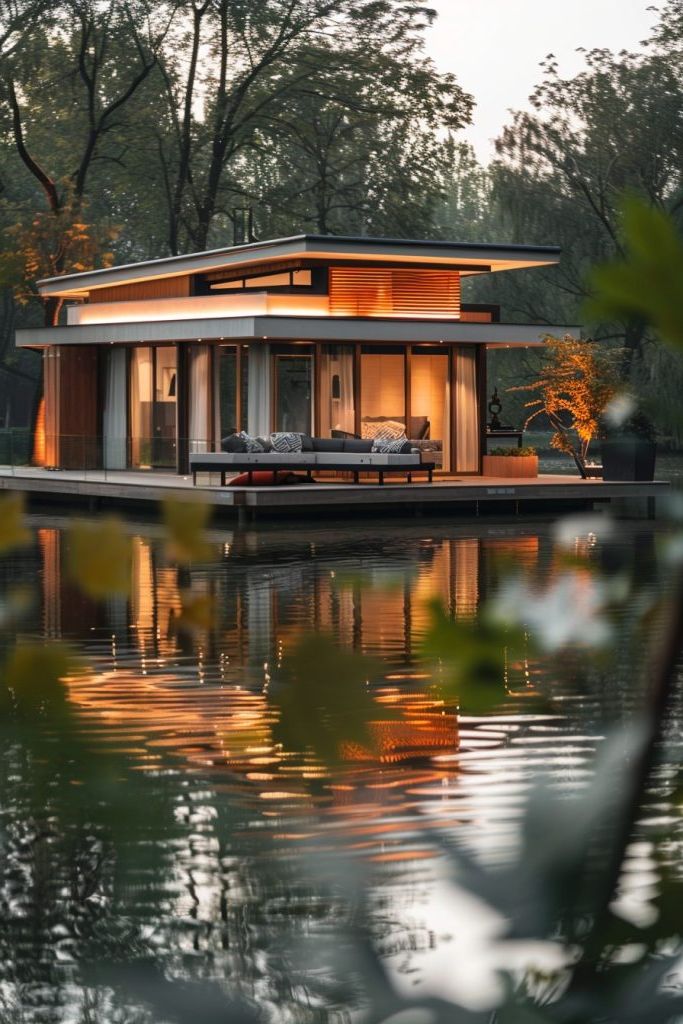 Stylish Contemporary Floating Bungalow