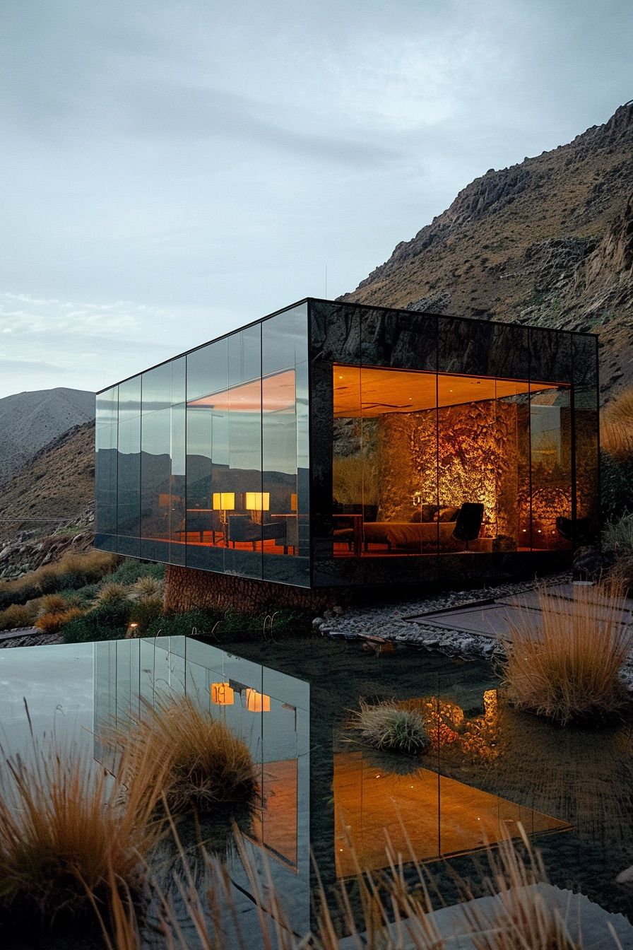 See-Through Glass Home