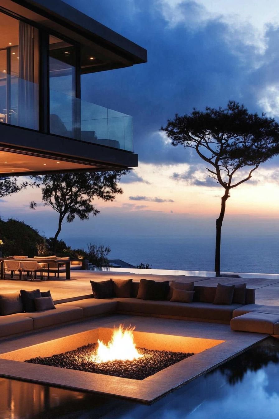 Modern Oasis With Sweeping Ocean Views