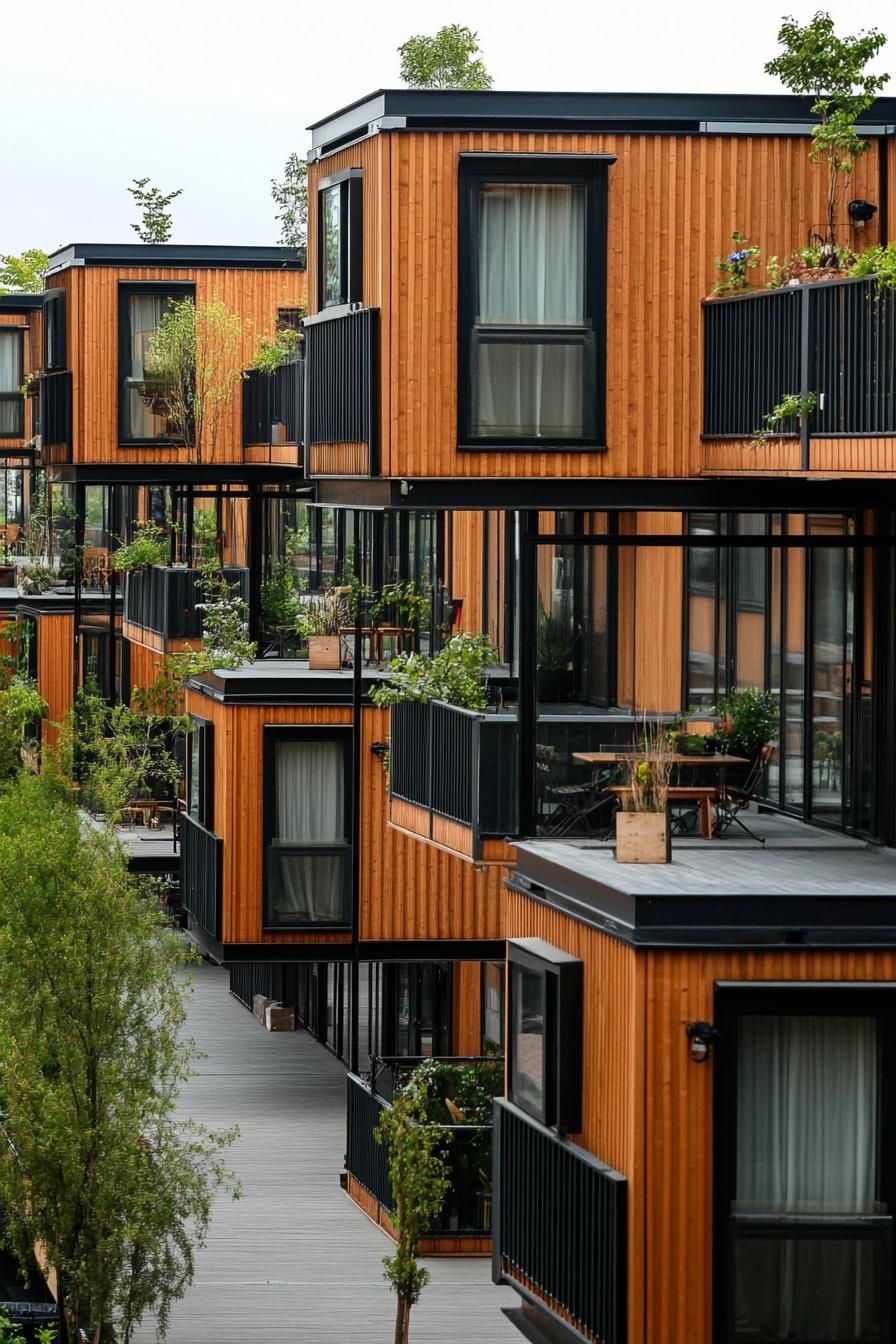 Modular Living Spaces With a Green Touch