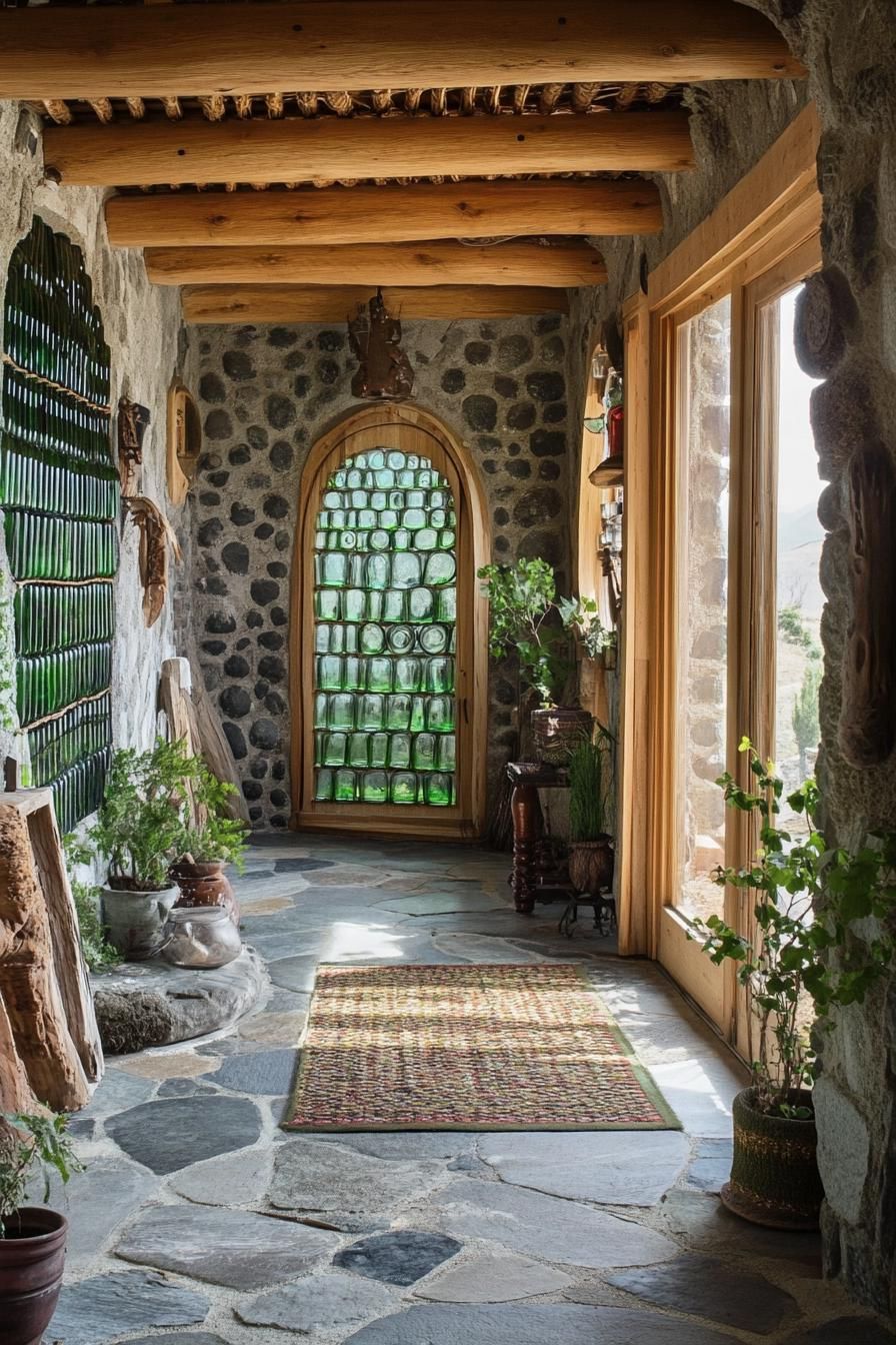 Earthships Built With Recycled Bottle Walls - photo 3