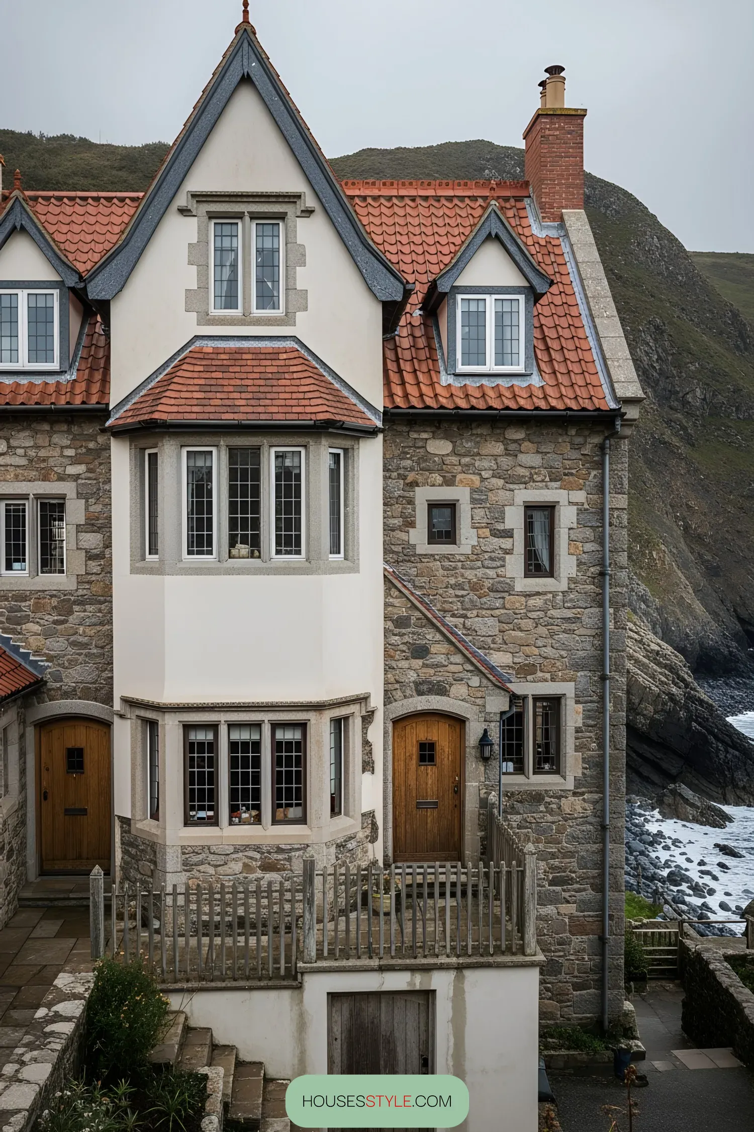 A Grand Gothic Estate Above the Waves