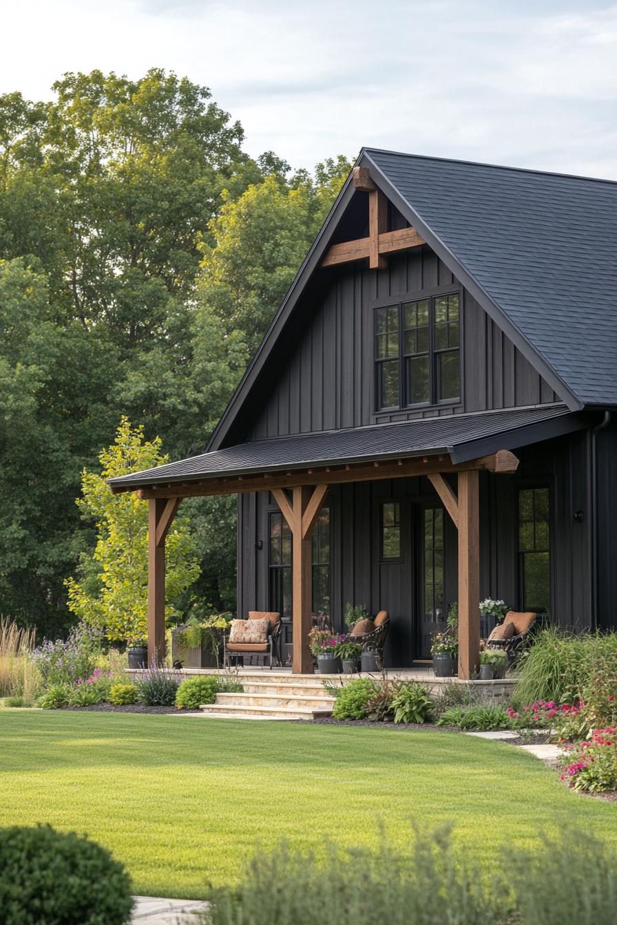 Cabin Hidden Among the Trees