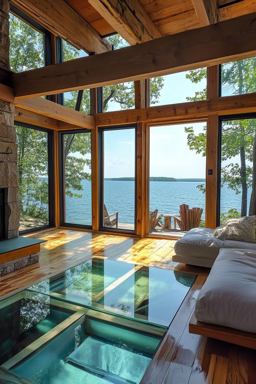 Floating Homes With Glass Floors