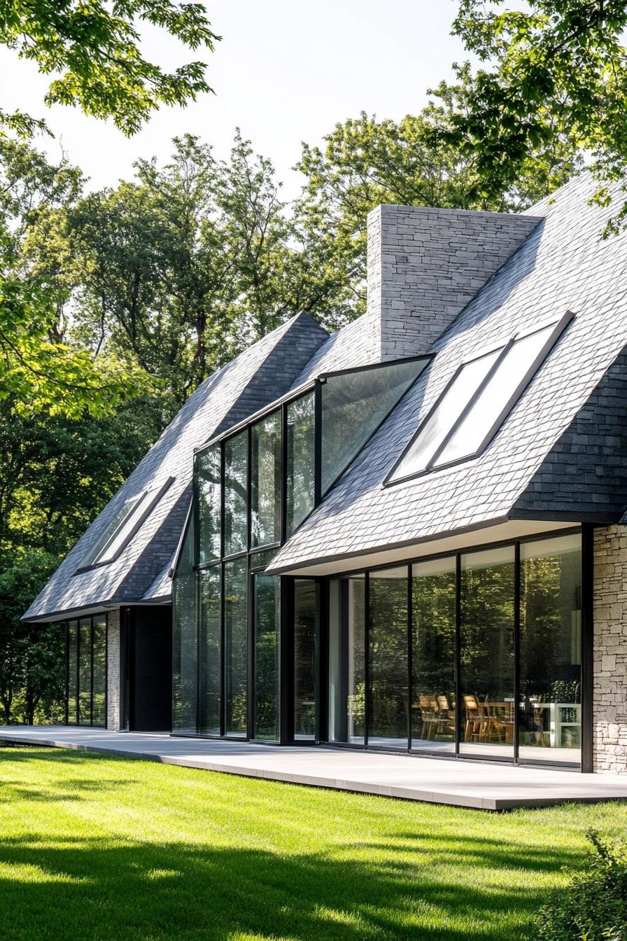 Shingled Peaks and Whimsical Windows