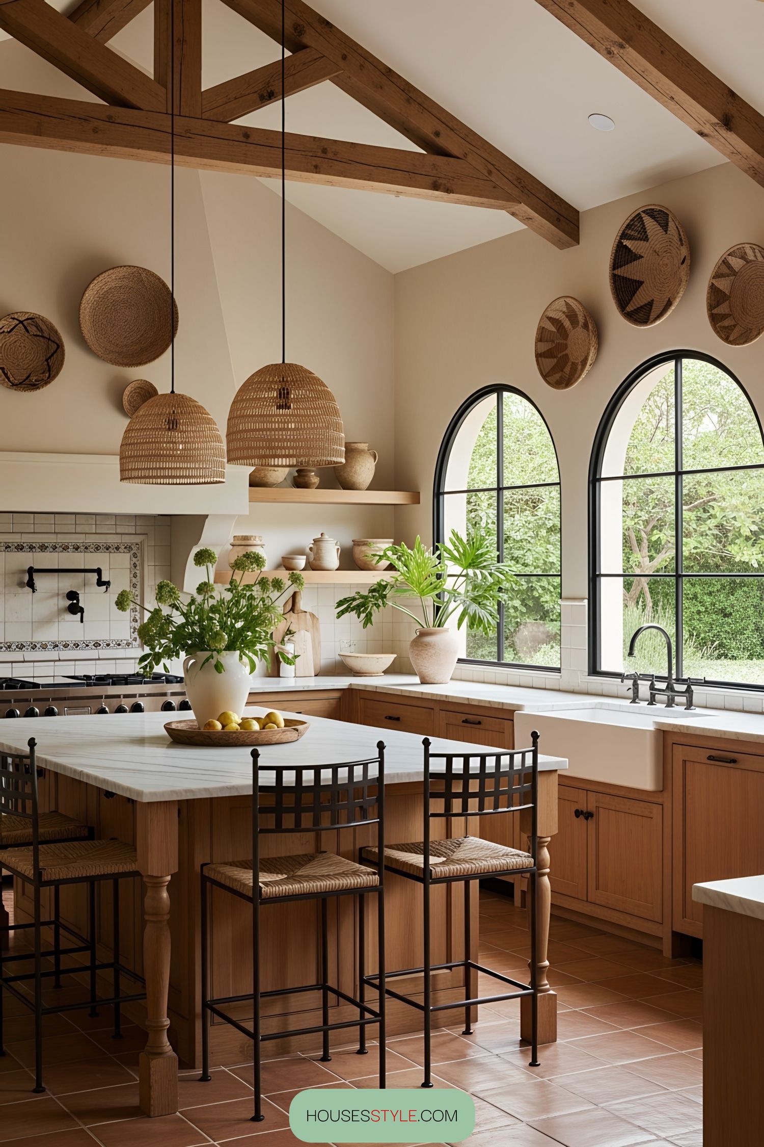 10) Stylish Spanish Oasis for Siesta and Food