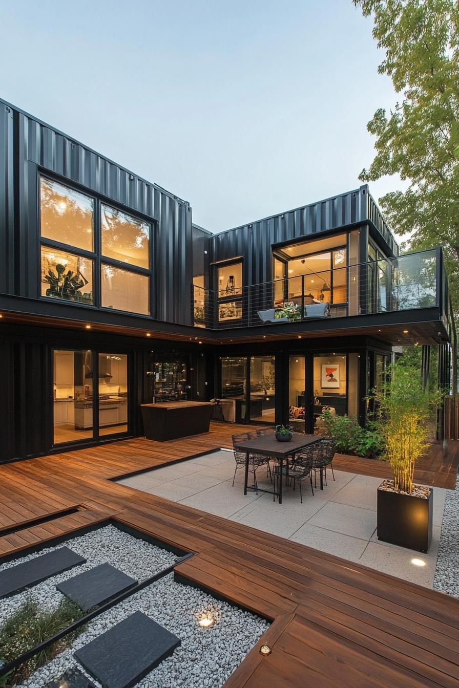 A Sleek Container Home Retreat