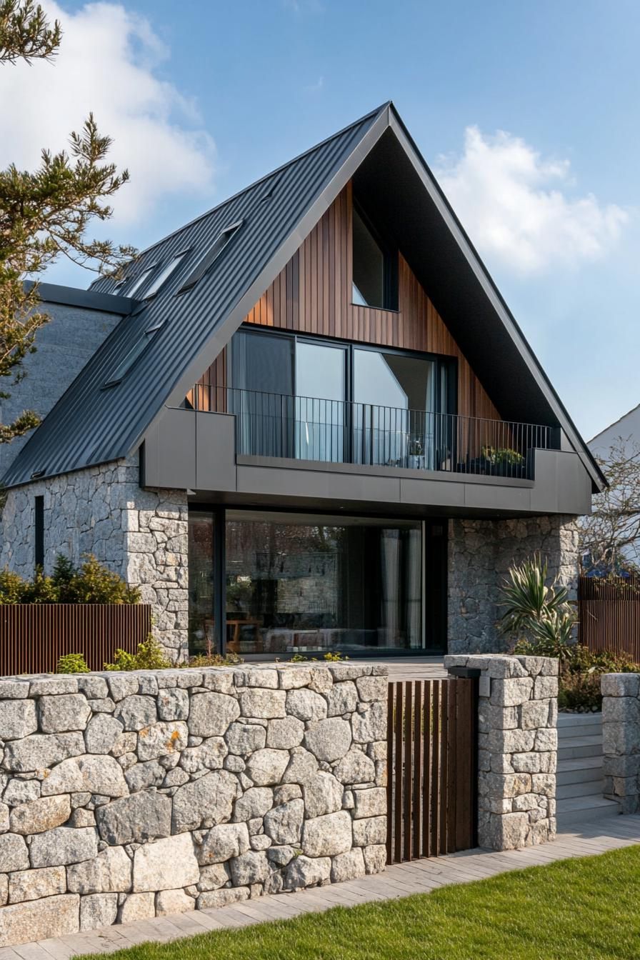 Zinc Roofs With Concealed Gutters