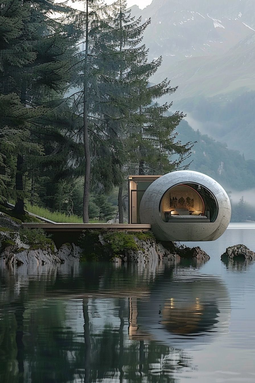 Suspended Floating Sphere Home - photo 2