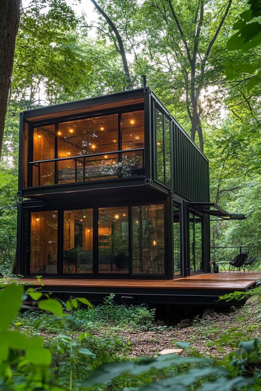 Forest Canopy Container Cabin