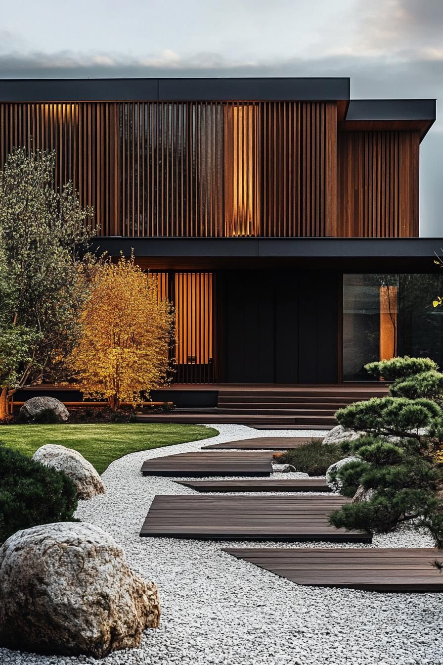Wooden Slat Facade for a Minimalist Look - photo 2