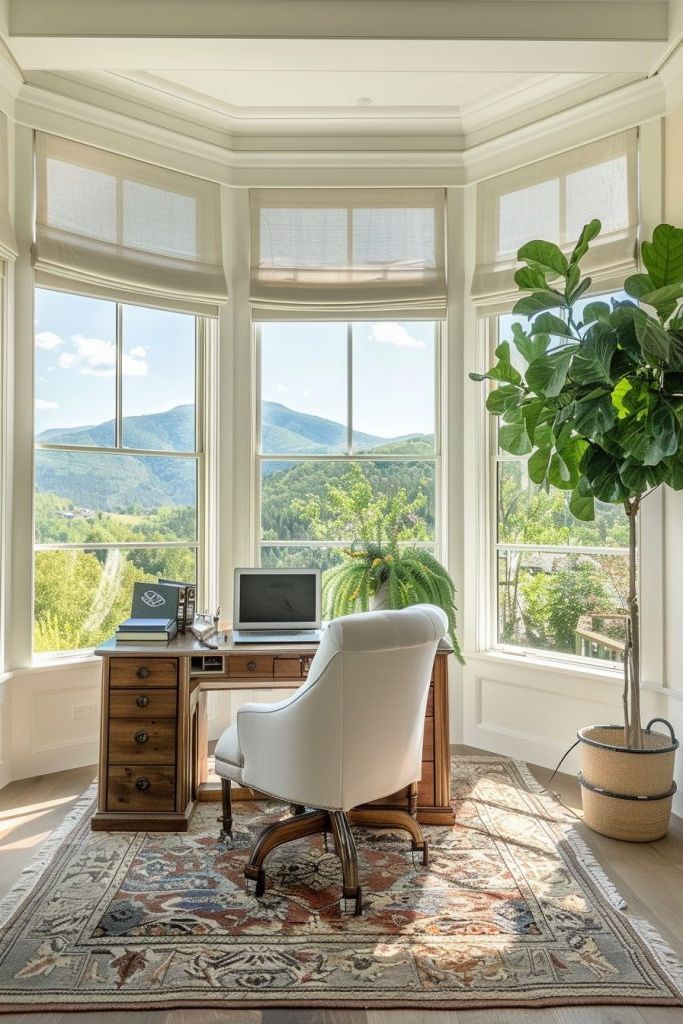 Bay Window Office Nook - photo 4