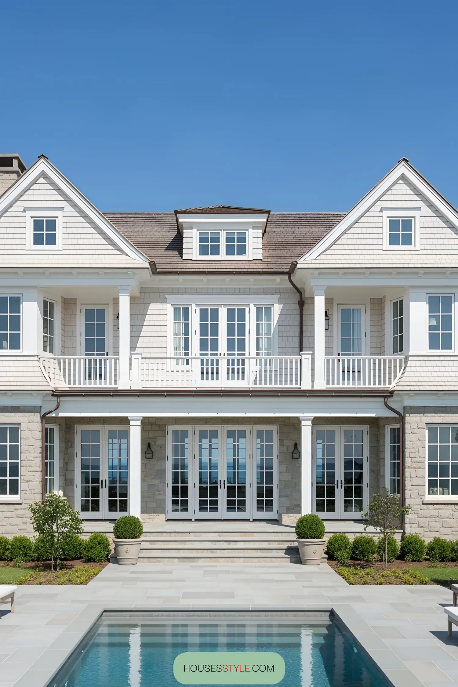 A Shoreside Manor With Shimmering Details