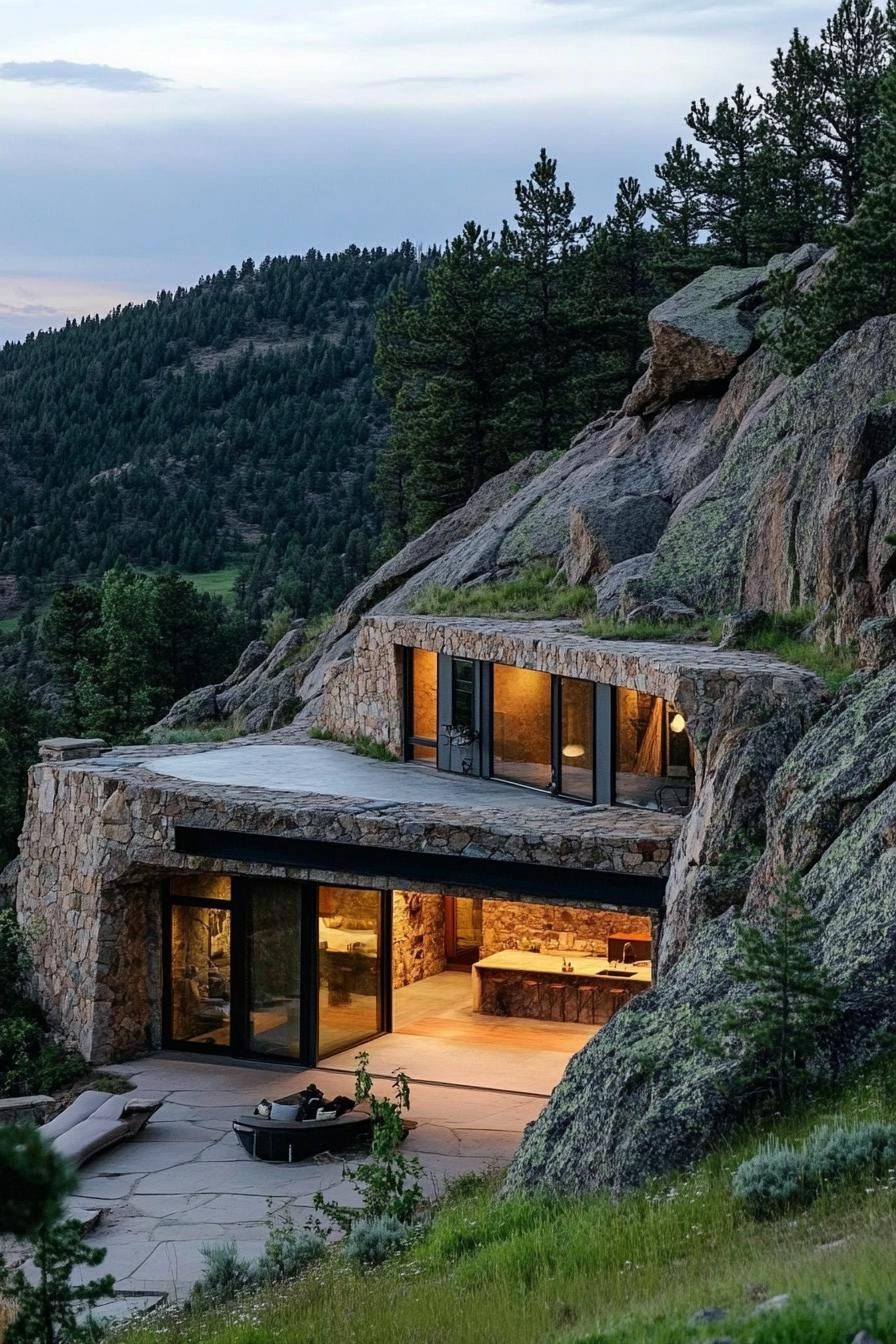 Stone Exteriors That Merge With the Land - photo 2