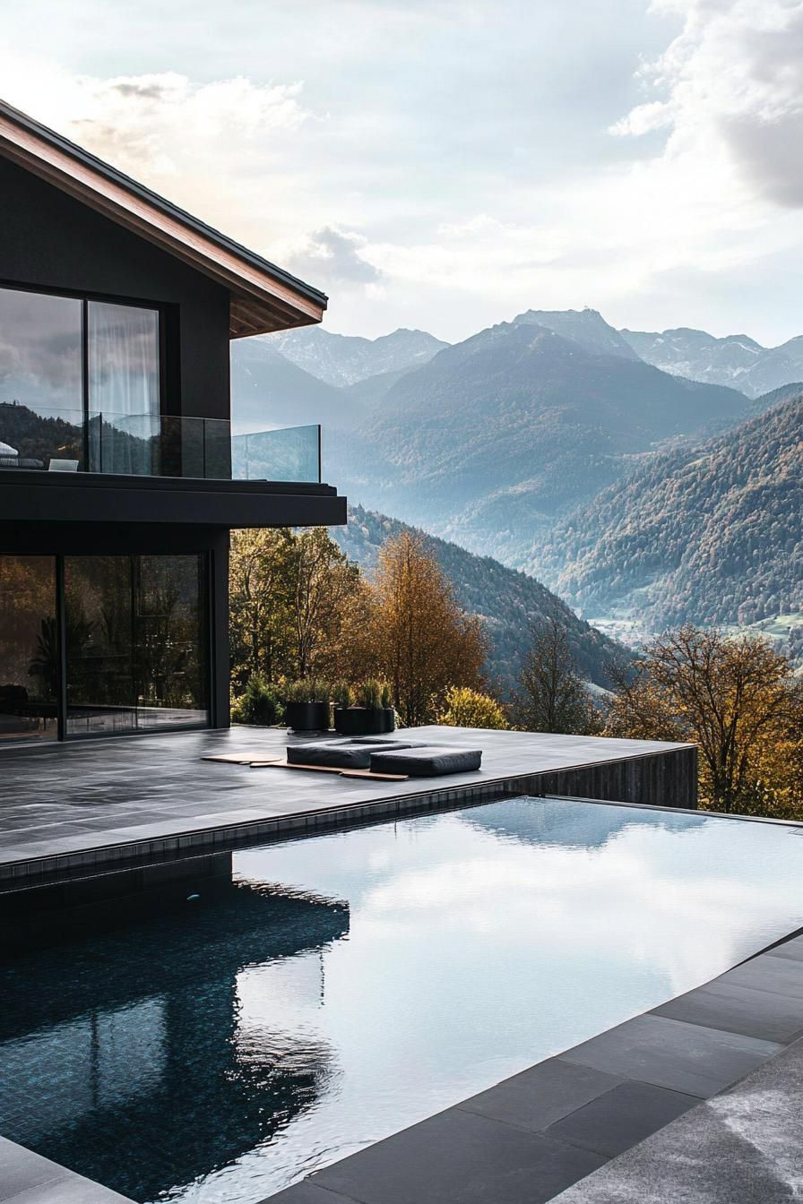 16) Black-tiled Pool With LED Accents - photo 3
