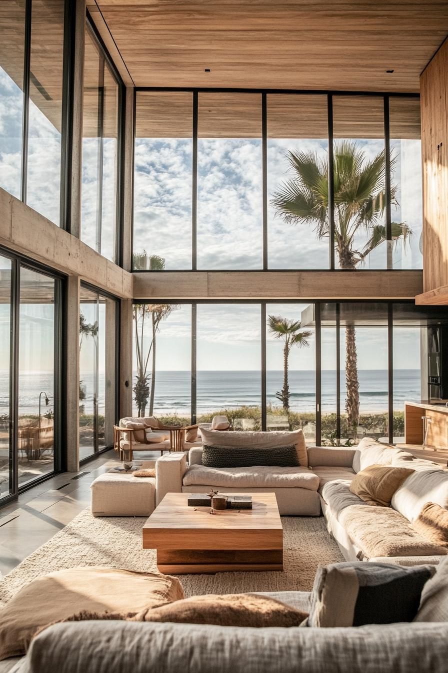2. Modern Oceanfront Glass House - photo 4