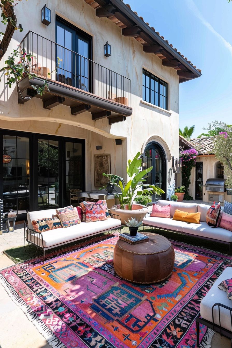 Adding Colorful Outdoor Rugs - photo 3