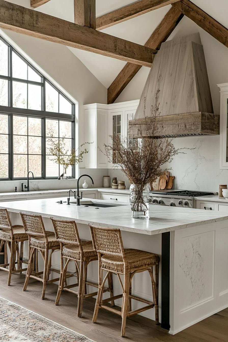 Open Kitchen Layout with a Farmhouse Sink - photo 4