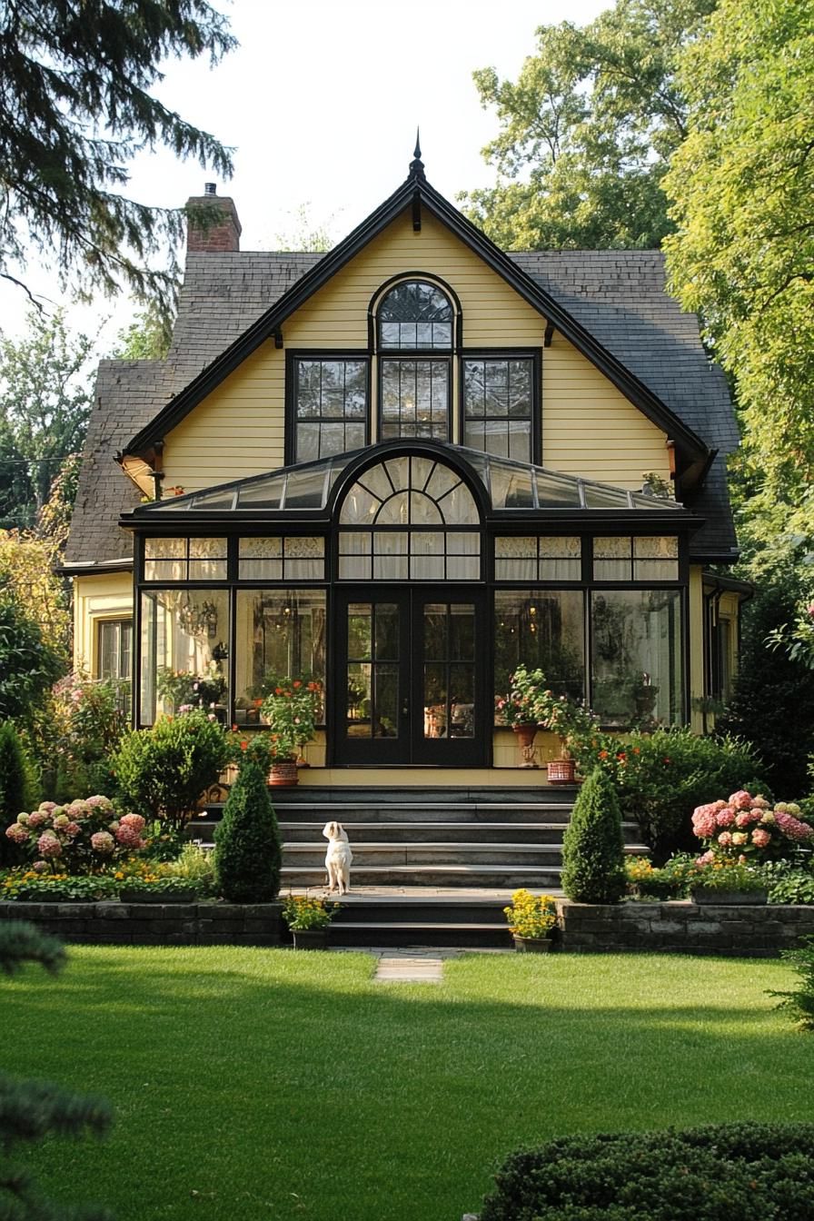 5) Cottagecore Home With a Welcoming Porch