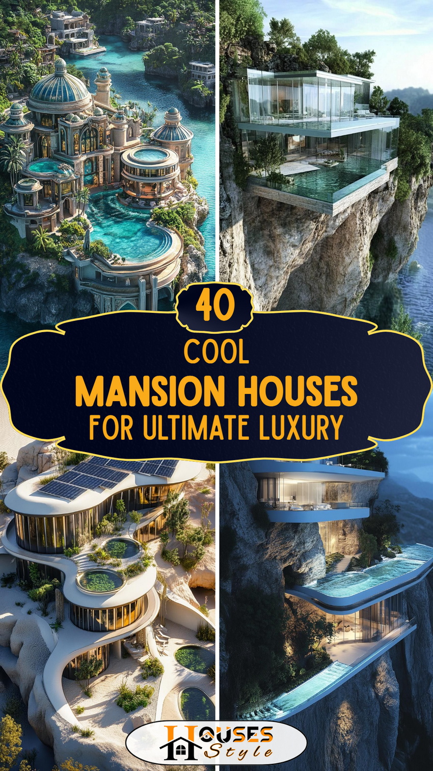 40 Cool Mansion Houses for Ultimate Luxury
