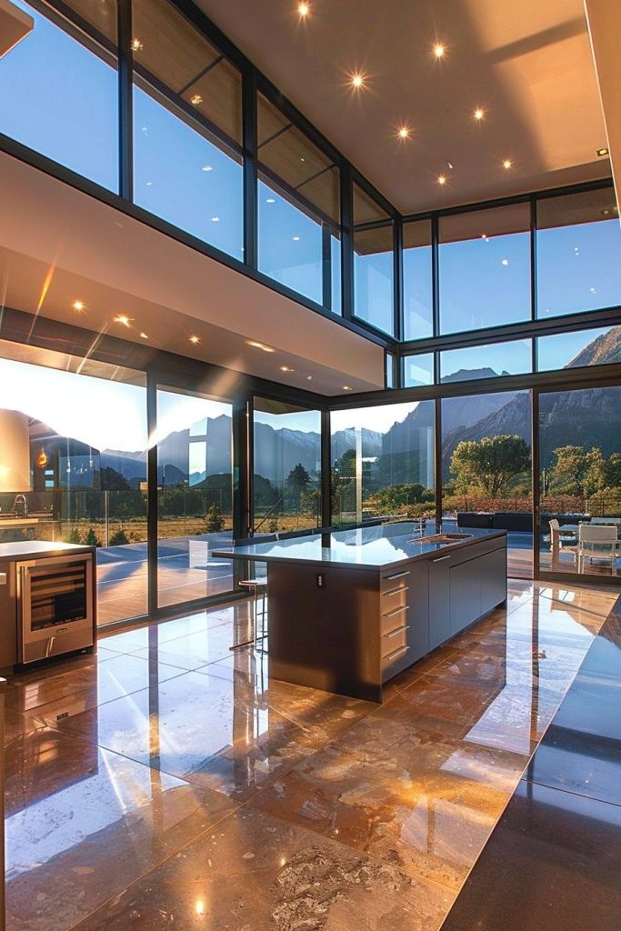 Glass Walls Framing the Mountains - photo 3