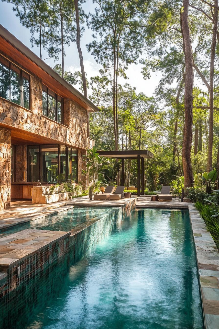 Lagoon Pool in Natural Stone - photo 2