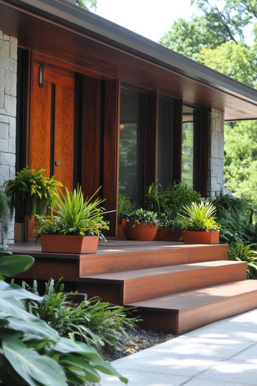 Low-profile Mid-century Planter Ideas - photo 2