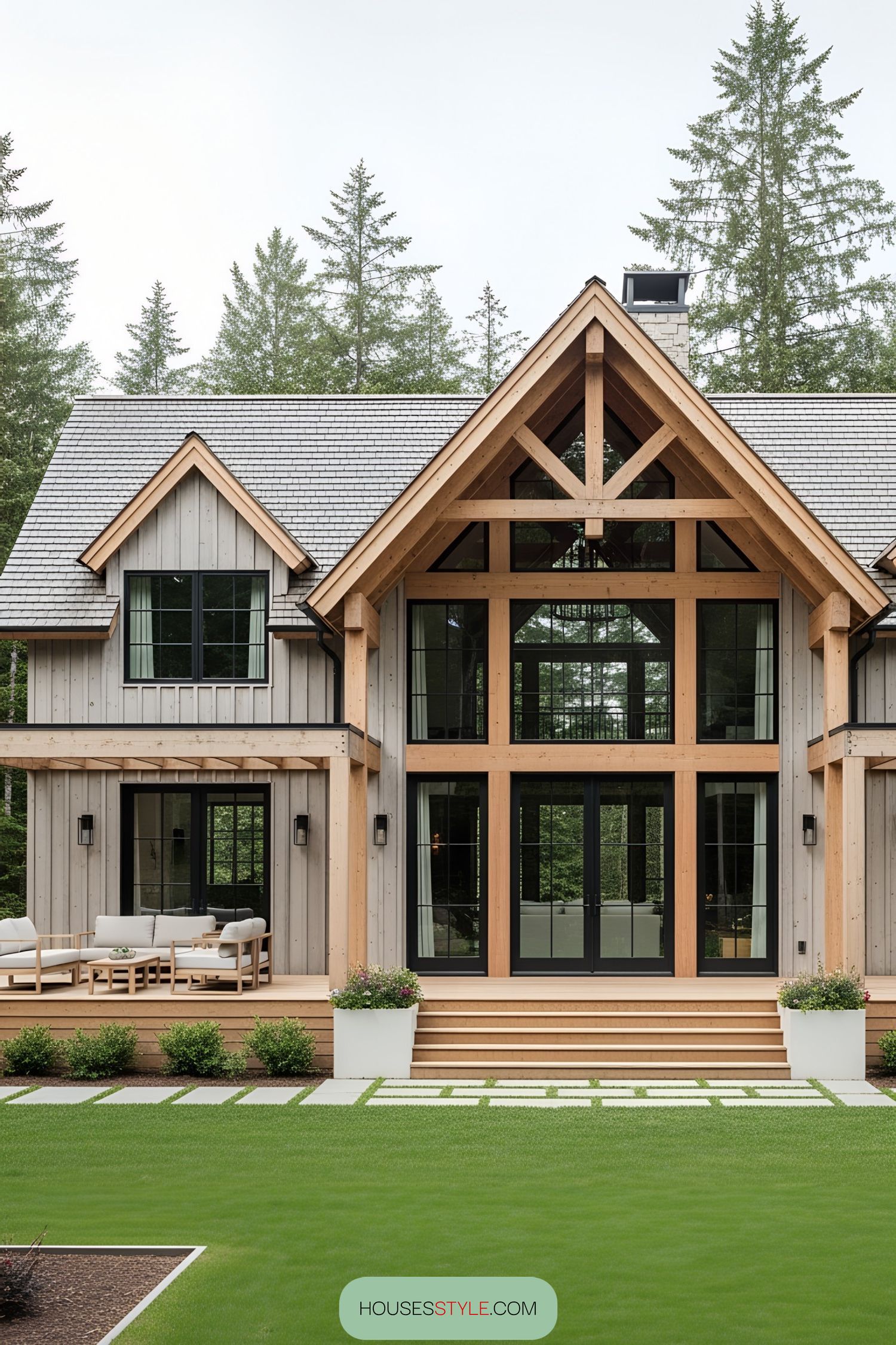Alpine Escape Built With Timber Details