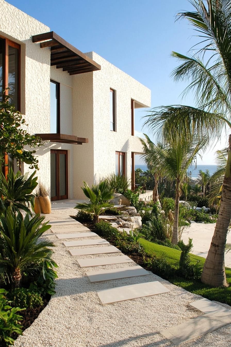 Sun-Warmed Stucco Walls