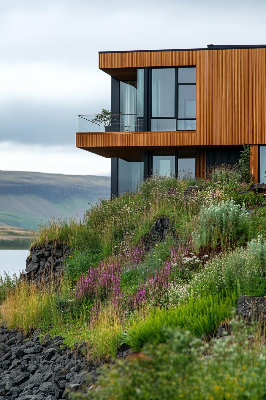 Timber Cladding Paired With Vertical Gardens - photo 3