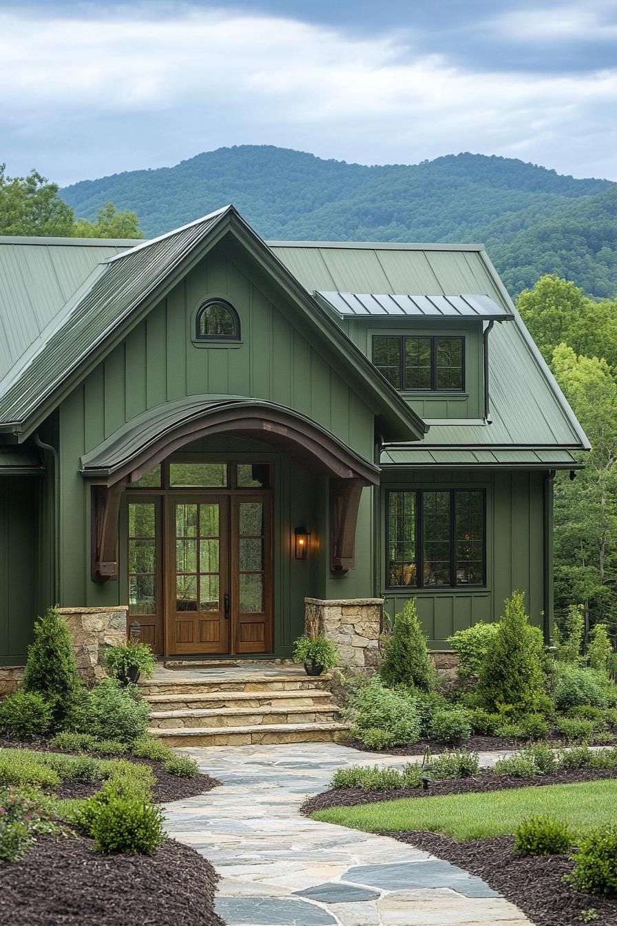 Forest Green Exteriors With Glass Panels - photo 2
