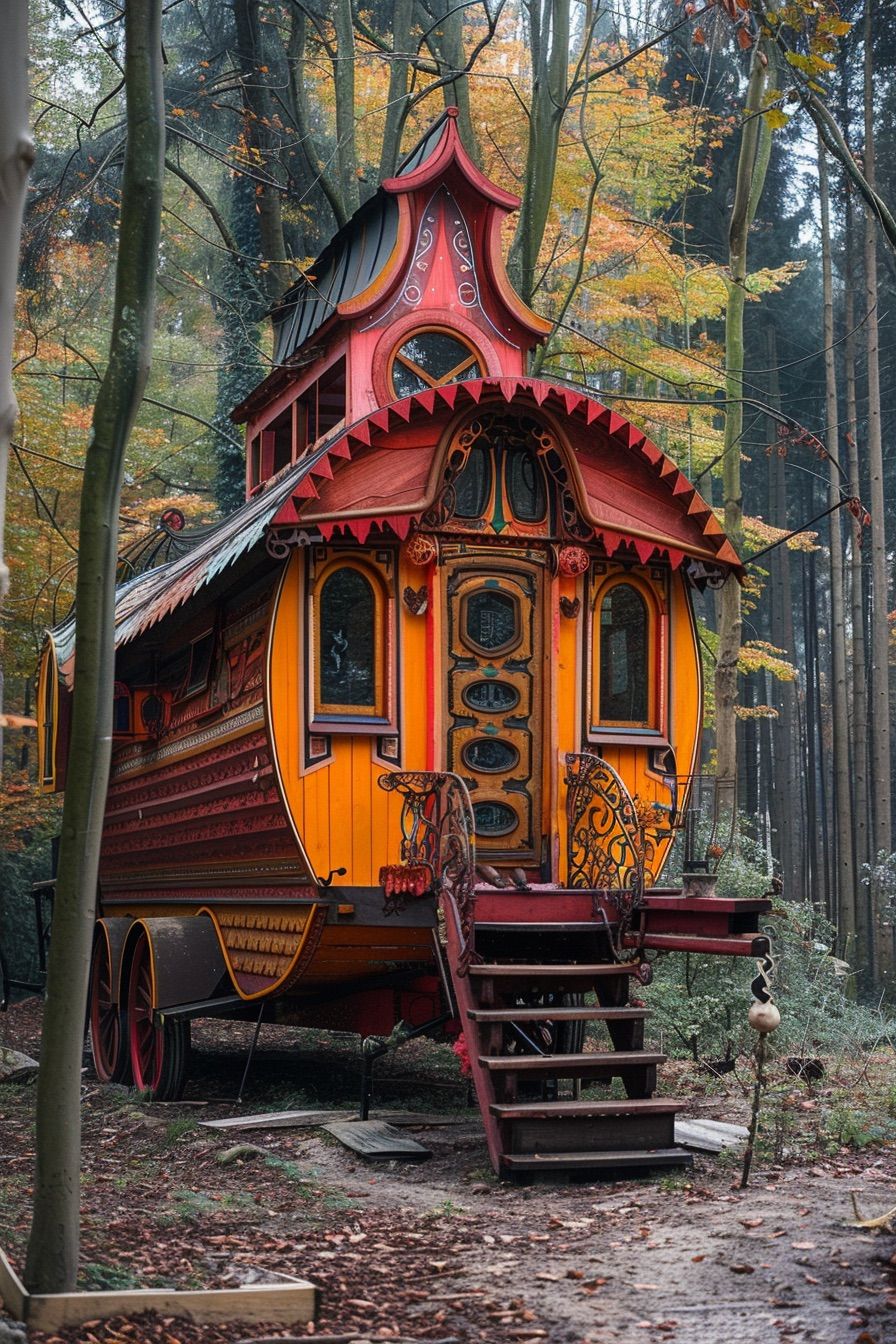 Rustic Gypsy Caravan Cottage - photo 4