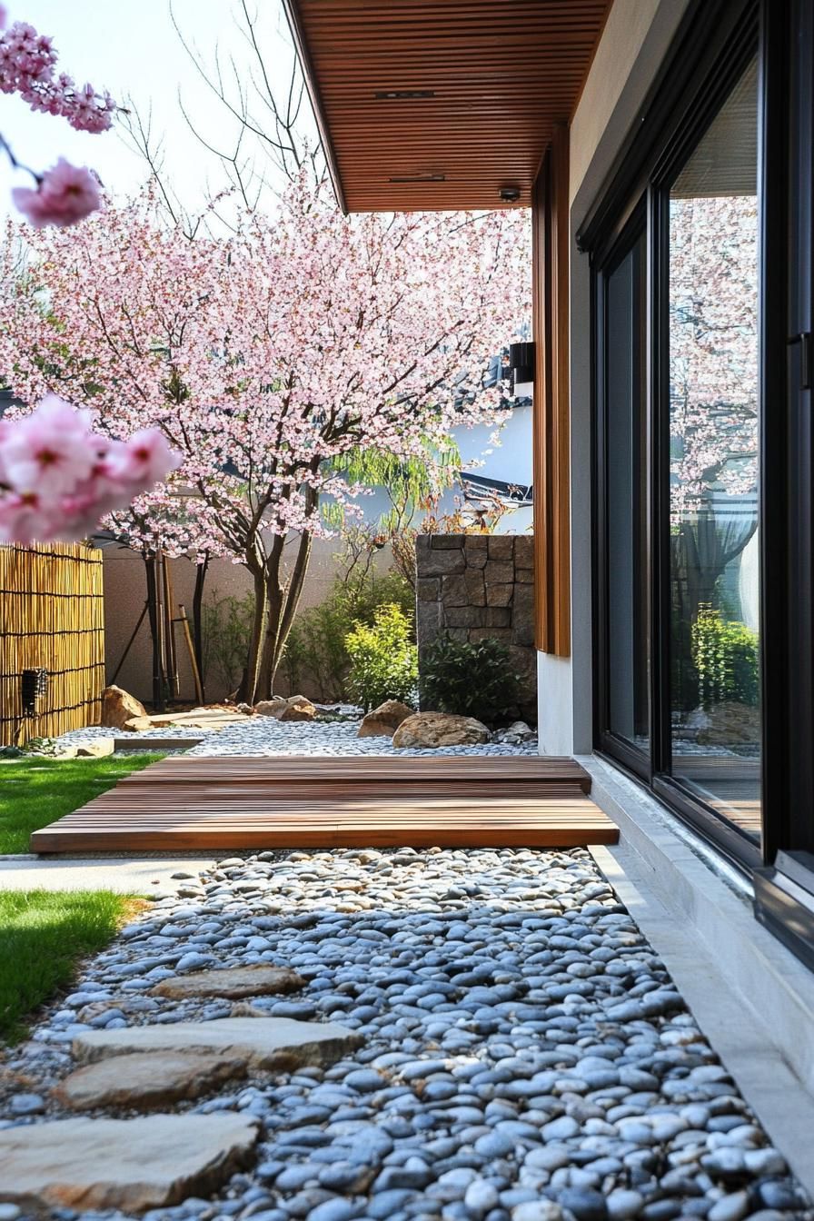 Natural Bamboo and Stone Accent Walls - photo 2