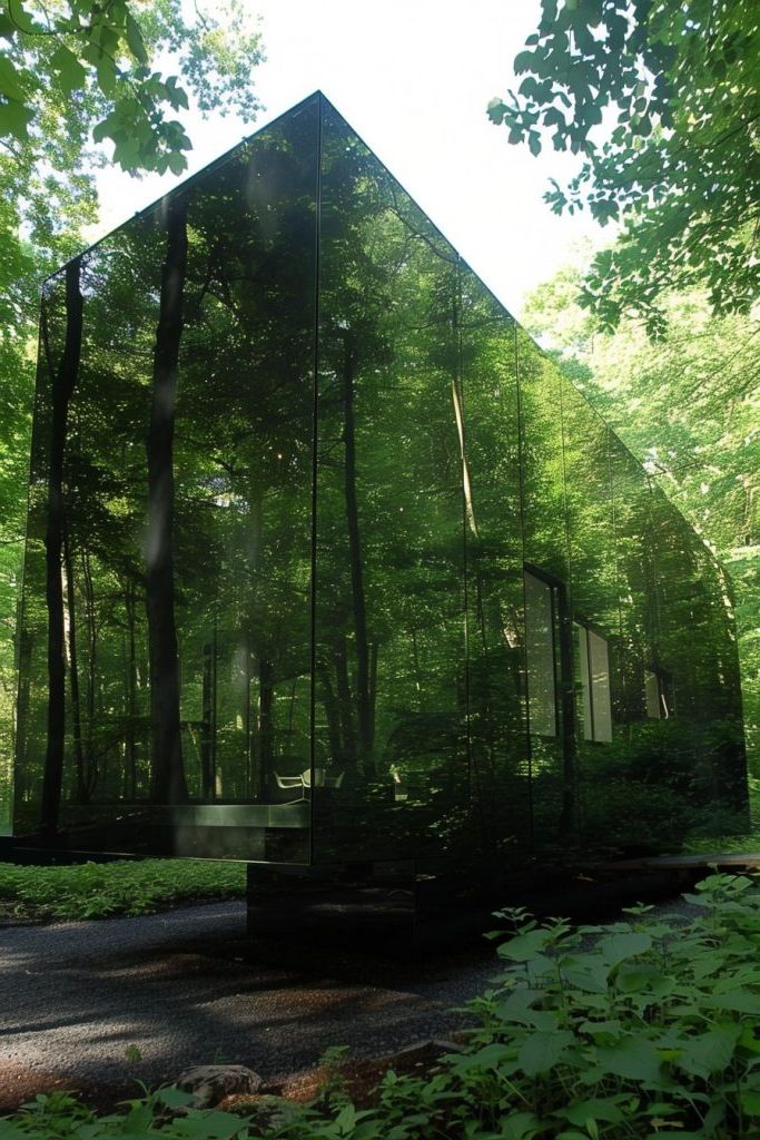 Mirror Glass House Exteriors