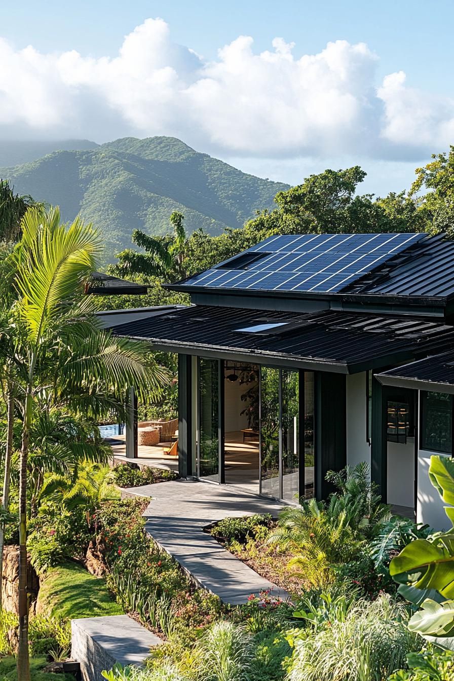 Black Shingles Paired With Black Solar Panels - photo 2