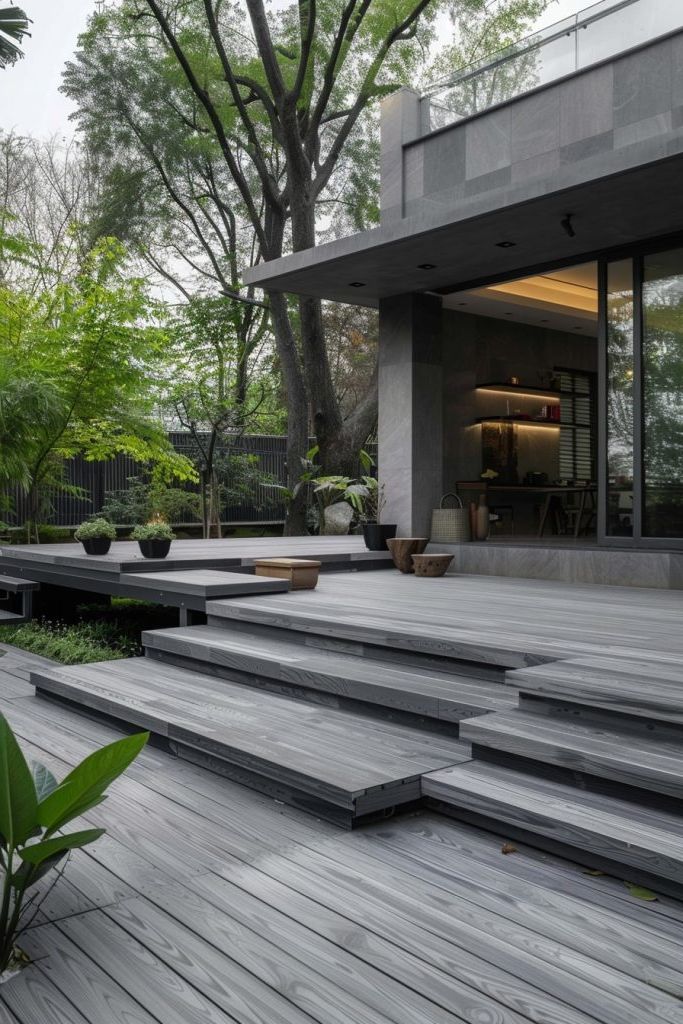 Grey-Hued Wooden Flooring Ideas