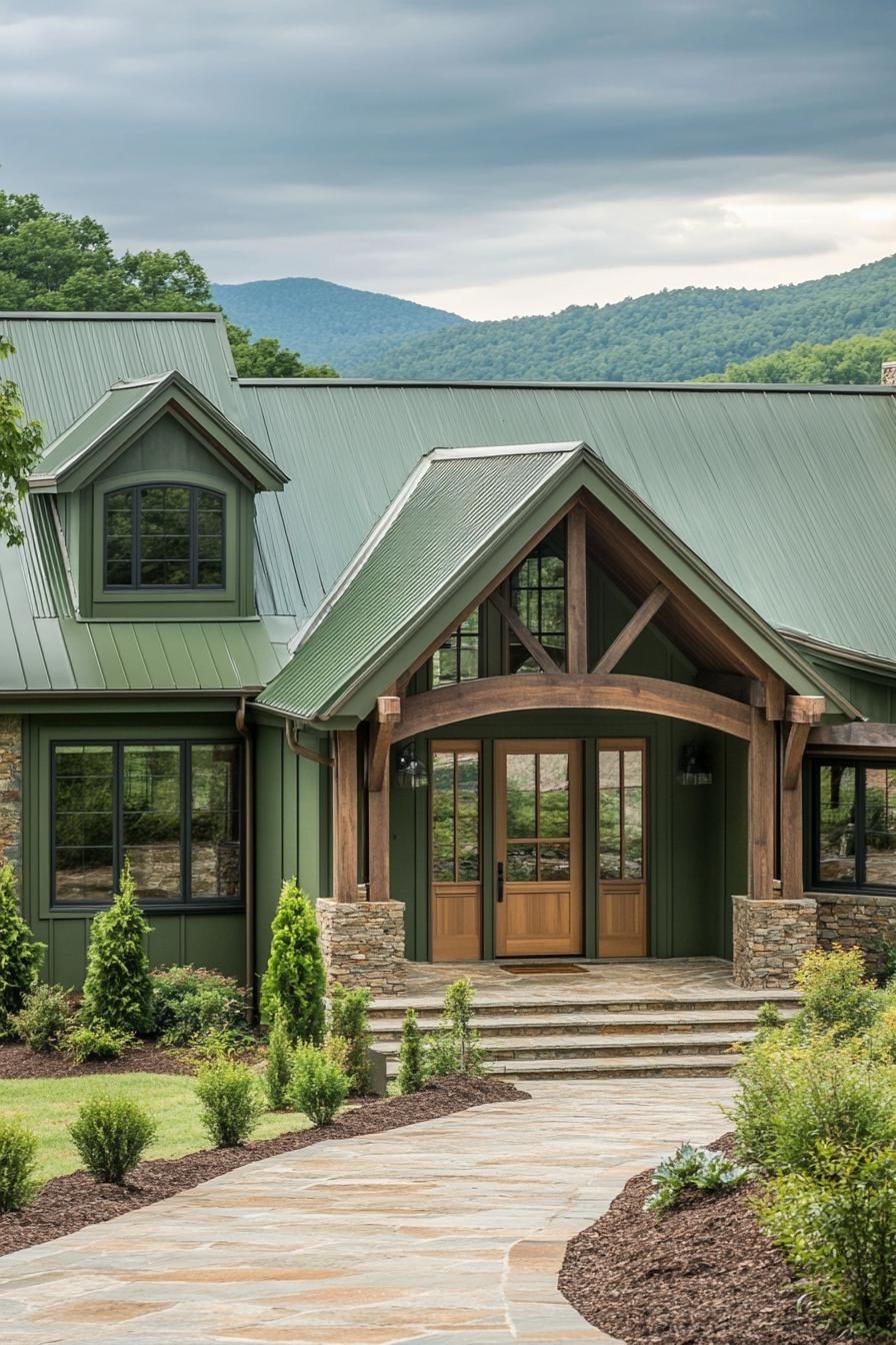 Forest Green Exteriors With Glass Panels - photo 3