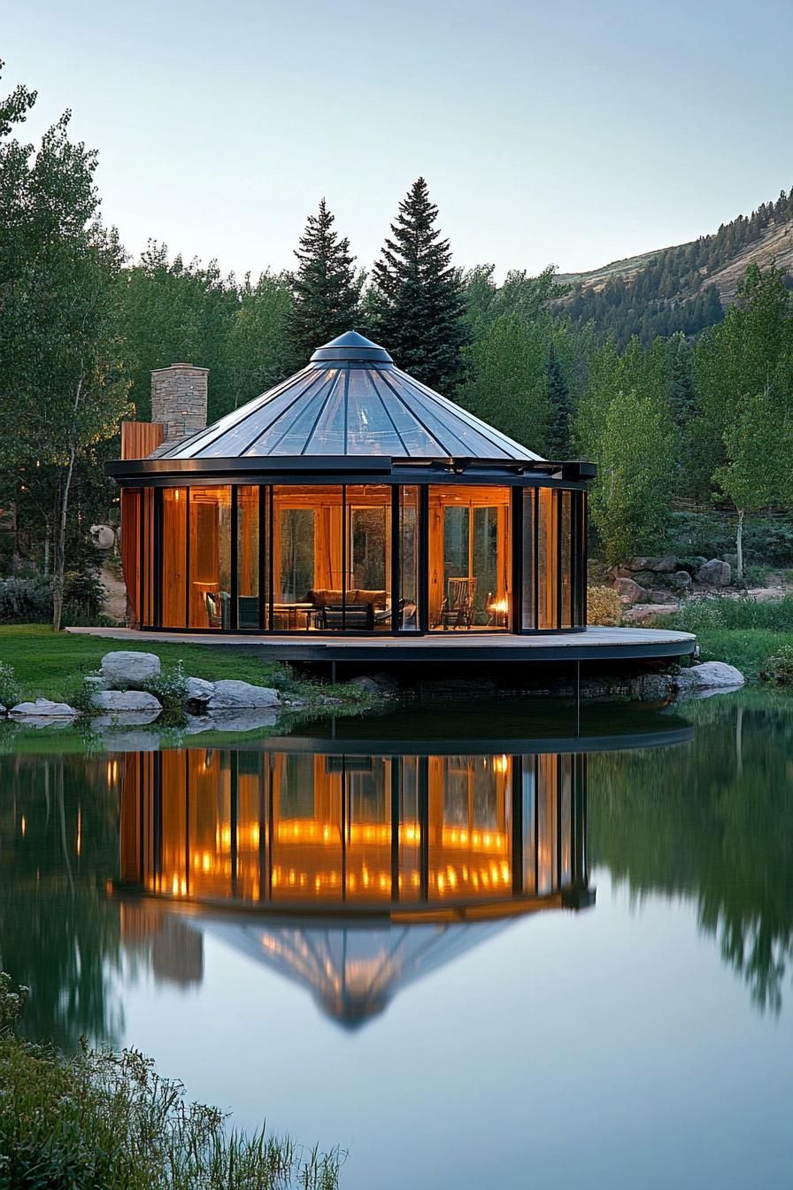 Luxury Yurts With Hot Tubs and Fishing Docks - photo 2