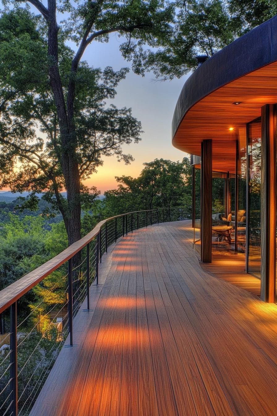 Eco-Friendly Bamboo Porch Flooring