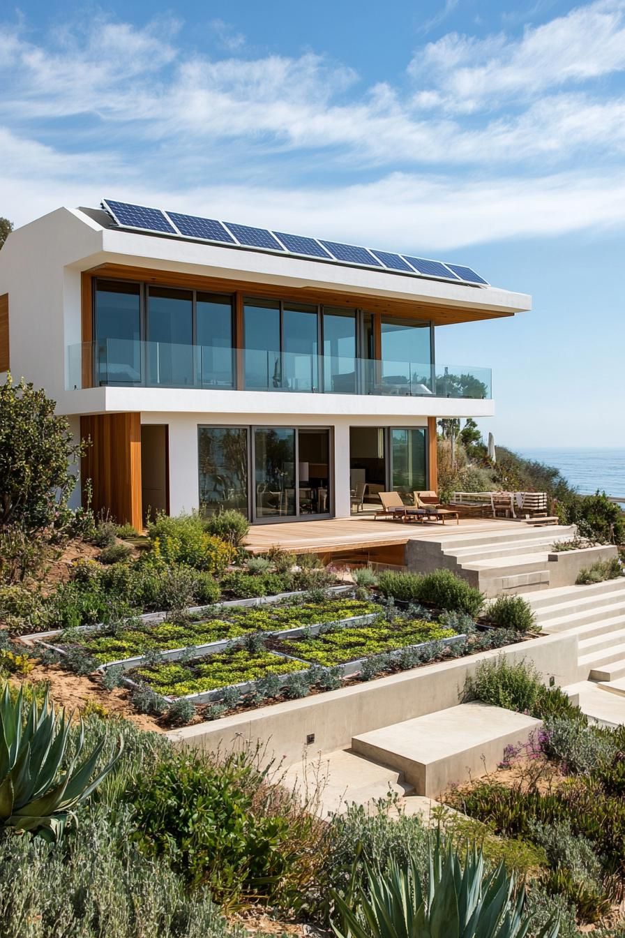 Flat Roofs With Gardens and Solar Panels - photo 3