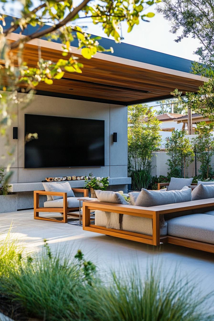 Outdoor Movie Theater Setup - photo 4