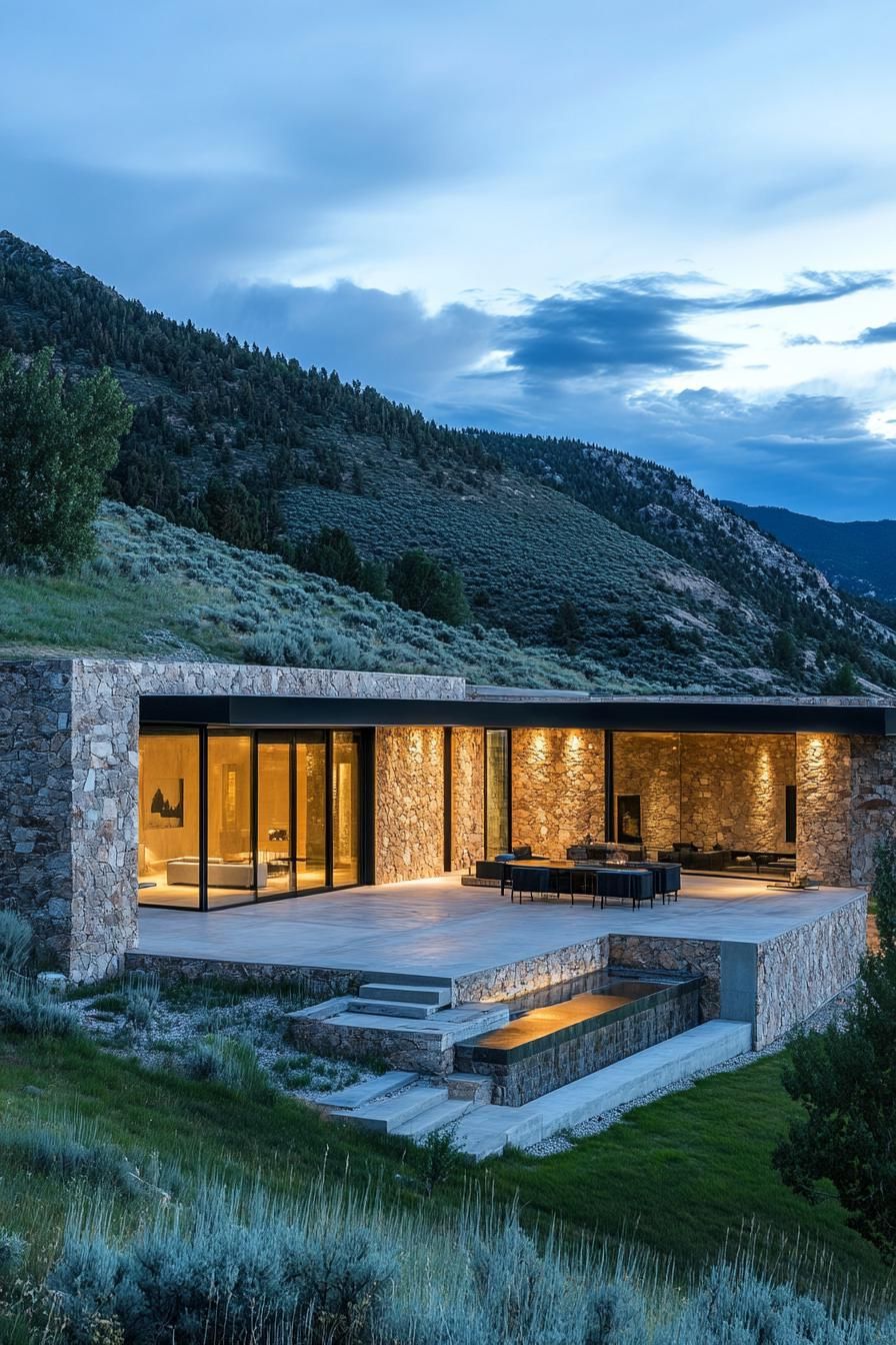Stone Exteriors That Merge With the Land - photo 3